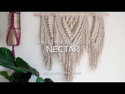 Macrame Knot Guide for NECTAR Pattern