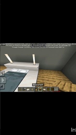Minecraft Modern Bedroom Tutorial🛏️|| #minecraft #minecraftshorts #shorts