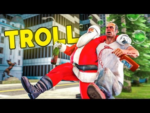 I TROLL AND DESTROY THE CHRISTMAS PARTY! GTA5 RP
