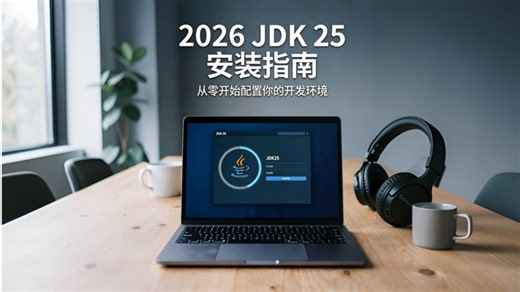 【2026最新版】jdk25下载安装与配置 从零开始搭建Java开发环境