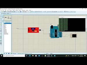 Simulation of flame sensor with arduino UNO in proteus