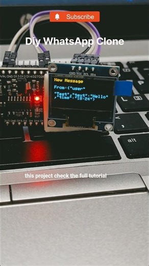 ESP32 Secret Chat Network Without Internet 📡 #arduinoproject #esp32project #whatsappclone #trending