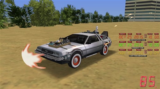 GTA BTTF Mod 0.2g - BTTF III Segmented Coils video - Back to the Future: Hill Valley mod for Grand Theft Auto: Vice City