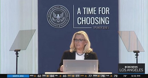 Congresswoman Liz Cheney speaks at Ronald Reagan Library