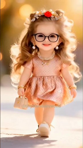 Princess Vibes on the Baby Fashion Runway | Adorable Baby Girl Looks & Cute Mini Models 👑✨