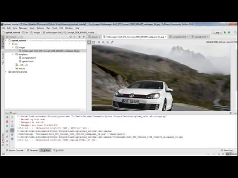 Upload Files Using Python and Flask