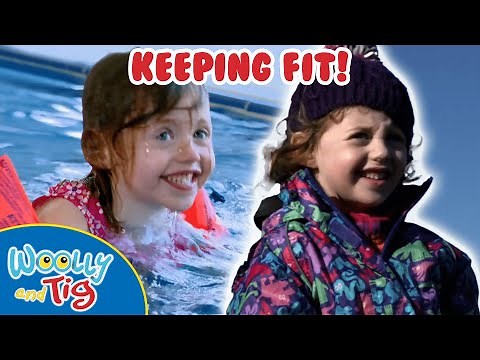 ‪@WoollyandTigOfficial‬ - 🏊 Tig's Fun Exercises! 💃 | Fitness Day 💪 | TV Show for Kids | Toy Spider