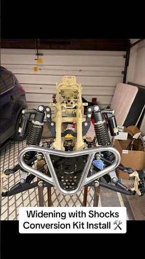 Yamaha Warrior 350 Build 👉 Diamond J Widening and Shocks Conversion Kit Install 🛠️ and Racing 🏁