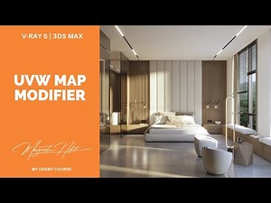 V-Ray 5 I UVW Map Modifier I Udemy Course I Part 19