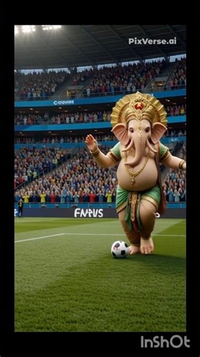 Shri ganesha playing football ⚽️