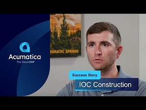 IOC Construction - Unifies financial data across all companies with Acumatica