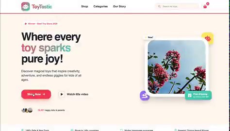 Grok 4.3 beta’s front-end capabilities are totally insaneI just put only this prompt: “design a website for kids toys”It generated a super clean UI that actually looks premium and very interesting