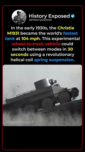 The Fastest Tank Ever Built Reached 104 Mph 🏎️🛡️