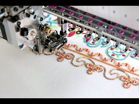 Loose beads & Sequin embroidery SHOW --FORTEVER embroidery machine