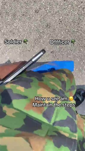 Maintaining the step 🚶‍♂️ #officer #soldier #steps #militarylife