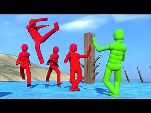 NPC Wars on Arenas - OVERGROWTH Active Ragdoll Physics & NPC Wars