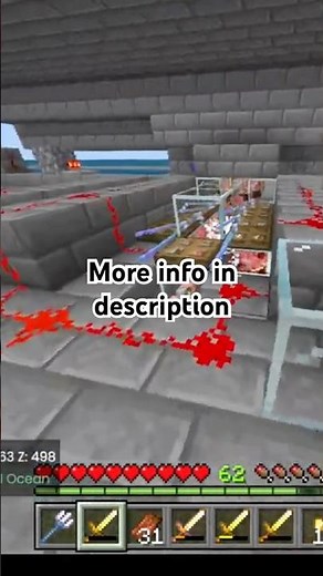 Advanced gold farm for Minecraft bedrock!