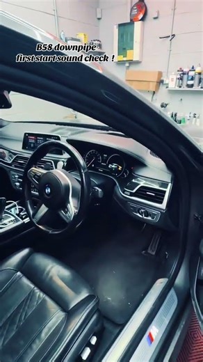 BMW 740i G11 Cold start - downpipe