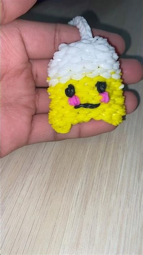 Rainbow loom happy tea bag