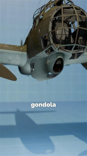 The Ju-88's Gondola #shorts #aviation