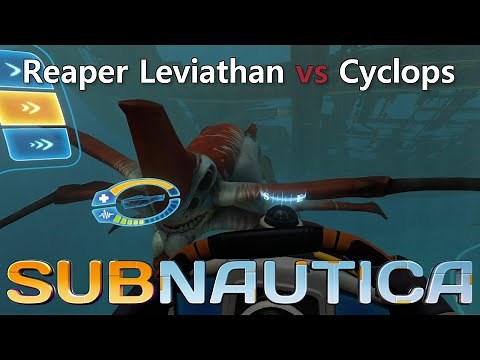 Reaper Leviathan vs Cyclops | What Happens?! | Subnautica