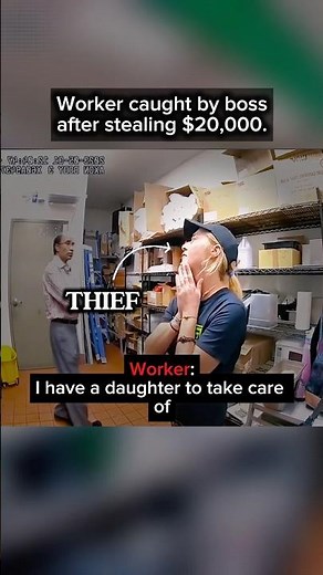 Worker caught stealing from store for 3 years.