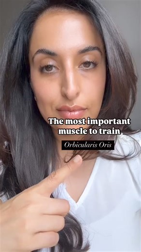 One of the important muscles to train on the face- orbicularis oris the muscle of the mouth.The orbicularis oris muscle is unique because it is not attached to bone; instead, it encircles the mouth and is anchored to the skin and mucous membranes around the lips. This characteristic makes it a point of convergence for several other facial muscles, which exert additional pressure on it. Here are the muscles that attach to the orbicularis oris:~Buccinator: Contributes to blowing and sucking action