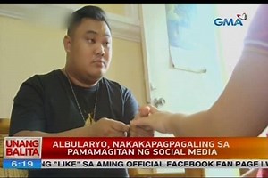 Next level na talaga ang technology ngayon. Pati paraan ng panggagamot ng isang albularyo sa San Pablo, Laguna, high tech na rin ito ay sa pamamagitan ng Facebook! Panoorin sa Unang Balita na ito. Sa mga Kapuso abroad, tumutok o mag-subscribe sa GMA Pinoy TV, GMA Life TV, at GMA News TV International para sa iba pang mga balita. | Unang Hirit
