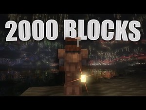 This Modpack spawns you 2000 BLOCKS underground.