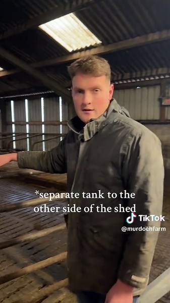 Another mundane farm task🚜 transferring slurry to make space in the tank 💩 #slurry #farming #farmlife #dairycows