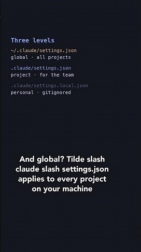 Claude Code: settings.json vs settings.local.json — what goes where?