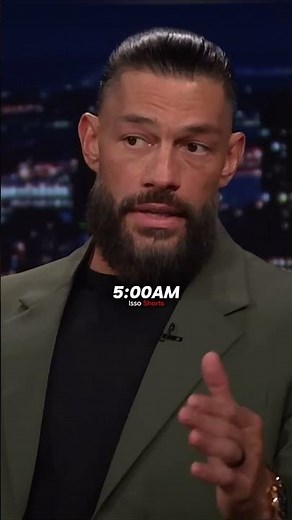 Roman Reigns UNLEASHES His Brutal Plan for WrestleMania! #shorts #fallontonight #jimmyfallon