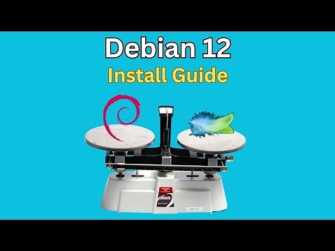 How to install Debian 12 using live USB