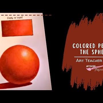 How to Shade/Value in Colored Pencils, The Sphere