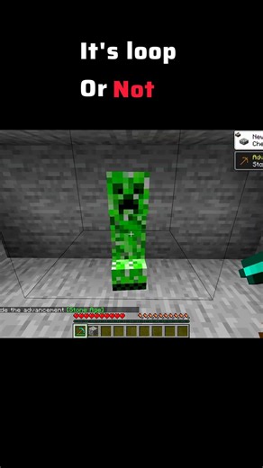 Loop or Not😅 #minecraft#shorts
