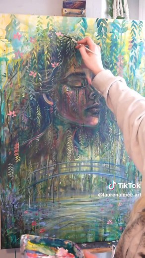Transforming Monet's 'Water Lilies' into a Living Portrait 🌱🎨