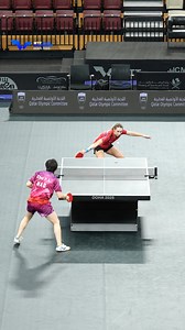 Sublime point from Zhu Yuling in her 3-0 win against Linda Bergstrom ✨ #WTTDoha #TableTennis | World Table Tennis