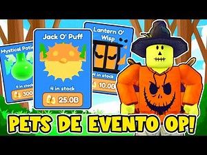 COMPRO LAS MEJORES PETS de la TIENDA de HALLOWEEN en MINING SIMULATOR 2 - Roblox