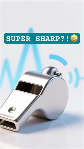 Why Does a Whistle Sound So Sharp? 🤯 | Sound Science |