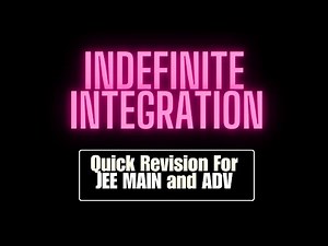 Indefinite Integration Most Important Concepts | Class 12 | Jee Main 2025 - Mathful Academy