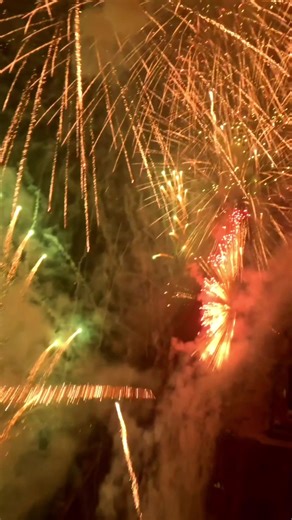 It's my first time seeing fireworks streak through the sky—turns out it's so stunning!#Fireworks#Romance #Art #Carnival #Party #Travel #Entertainment