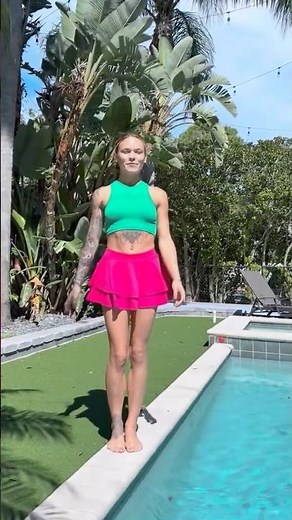 Flipping in to pool💦 . #swimming #flipping #lifestyle #jumping #funny