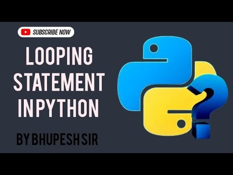 Looping statement in python | Loops in python in hindi| Looping statement tutorial
