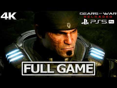 GEARS OF WAR RELOADED Full Gameplay Walkthrough / No Commentary【FULL GAME】PS5 PRO 4K 60FPS Ultra HD