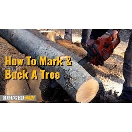How to Mark, Buck, and Split a Tree Into Firewood
