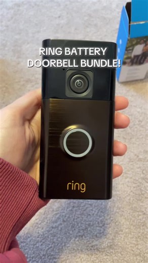 QVC has an exclusive bundle featuring the Ring Battery Doorbell and the Ring Indoor Cam Plus @QVC, Inc #ringbatterydoorbell #homesecurity #bundledeals