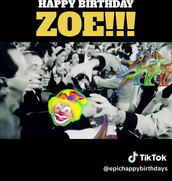 Have an epic birthday Zoe, you deserve it #epichappybirthdays #itsyourbirthdaytoday #birthdaymemes #birthdaysong #happybirthdayzoe #zoe #dinosaurbirthday #catbirthday