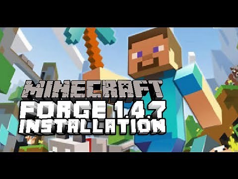 How To Install Minecraft Forge 1.4.7 Easy (FML)