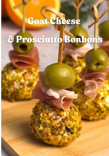 Goat Cheese and Prosciutto Bonbons Recipe