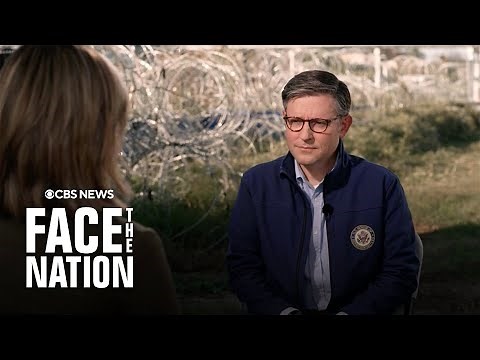 Speaker of the House Mike Johnson on "Face the Nation" | full interview